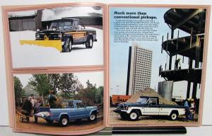 1980 Jeep Pickup Truck Honcho Custom Laredo Specs Features Options Sale Brochure