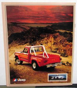 1980 Jeep Pickup Truck Honcho Custom Laredo Specs Features Options Sale Brochure