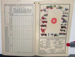 1913 International Harvester Lines IHC Almanac Encyclopedia Dealer Letter Orig