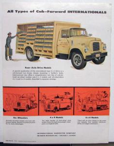 1957 International Trucks IHC A Line Medium Heavy Duty Cab Forward Sale Bro Orig