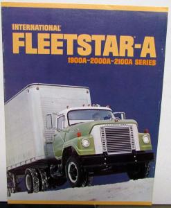 1971 International Trucks IHC Fleetstar A 1900A 2000A 2100A Series SB Original