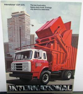 1976 International Trucks IHC COF 5370 Low Front Entry Heavy Duty Sales Bro Orig