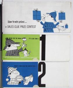 1960 AMC Rambler Sales Clue Prize Contest Folders Plus Clue Cards 1 and 2