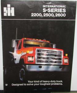 1979 International Trucks IHC S Series 2200 2500 2600 Sales Brochure