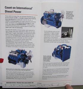 1988 Internaational Trucks IHC Medium Diesel Sales Brochure Original