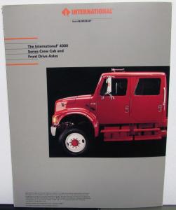 1990 International Trucks IHC 4000 Series Crew Cab Front Drive Axles SB Orig