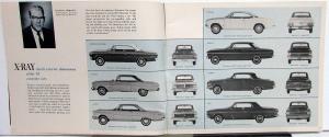 1965 AMC Rambler X Ray American Classic Ambassador Comparison Sales Brochure