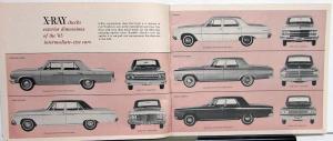 1965 AMC Rambler X Ray American Classic Ambassador Comparison Sales Brochure