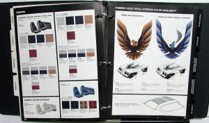 1980 Pontiac Dealer Album Fleet Sales Managers Data Book Firebird TA Grand Prix
