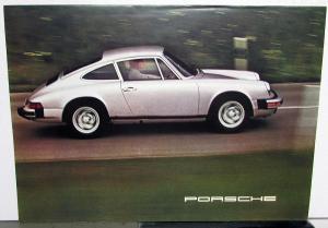 1975 Porsche Dealer Sales Brochure Carrera 911S