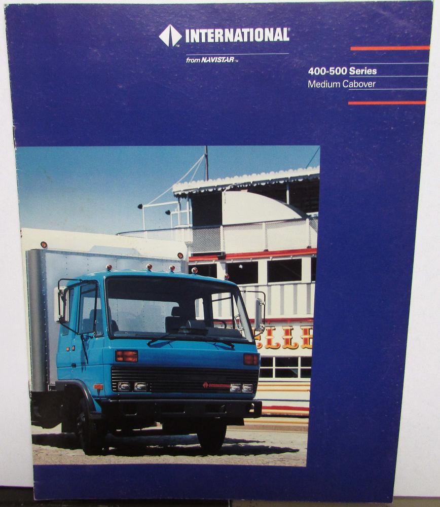 1990 thru 1993 International Trucks 400 500 Series Md Cabover Sale Brochure Orig