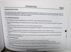 1994 1995 IHC DT 466 Diesel Engine Operation and Maintenance Manual Original
