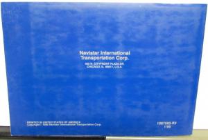 1995 International Trucks HD 2000 5000 8000 9000 Operators Manual Original