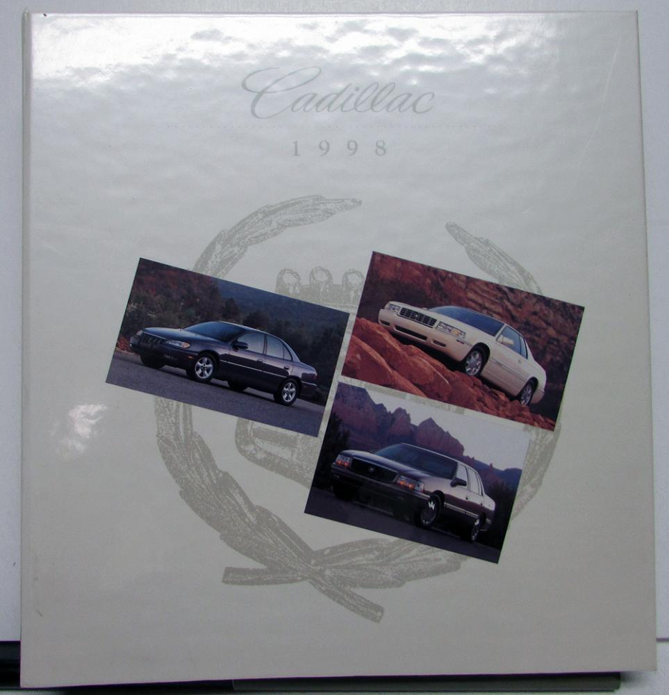 1998 Cadillac New Models Introduction Press Kit Media Eldorado DeVille Catera