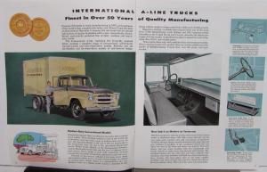 1957 International Trucks IHC A Line Med Duty Trucks Sales Brochure Original