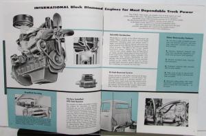 1957 International Trucks IHC A Line Med Duty Trucks Sales Brochure Original