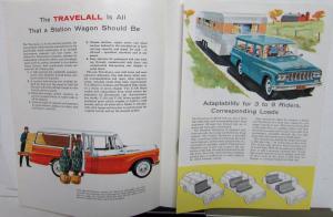 1961 International IHC Trucks Travelall Station Wagon C Line Sales Brochure Orig