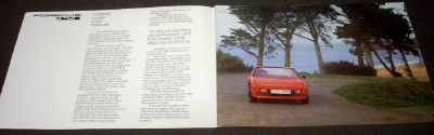 1976 Porsche Dealer Sales Brochure 924 Tri Fold