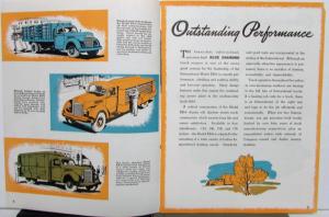 1949 International IHC Trucks Model KB 6 Sales Brochure Original