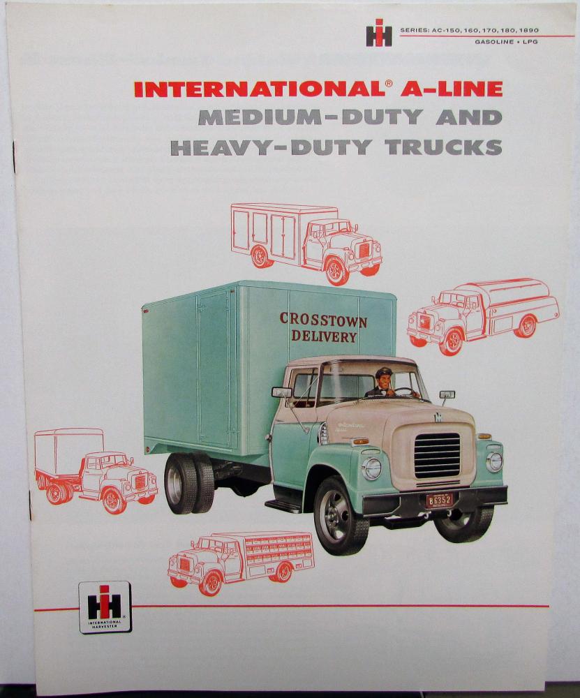 1957 International Trucks IHC A Line Med Heavy Duty Sales Brochure Original