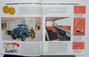 1957 International Trucks IHC A Line Med Heavy Duty Sales Brochure Original