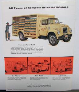 1957 International Trucks IHC A Line Med Heavy Duty Sales Brochure Original