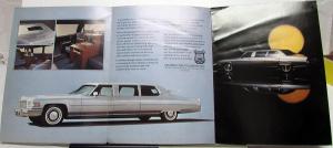 1975 Armbruster Stageway Custom Limousine Brochure Silverhawk Cadillac Buick