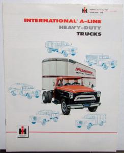 1957 International Trucks IHC A Line Heavy Duty REVISED Sales Brochure