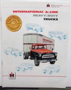 1957 International Trucks IHC A Line Heavy Duty Sales Brochure Original