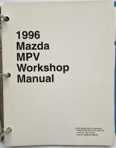 1996 Mazda MPV Van Service Shop Repair Manual