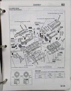 1996 Mazda 626 MX-6 Service Shop Repair Manual