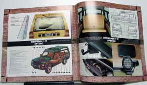 1980 Talbot Matra Rancho Foreign Dealer French Text Sales Brochure Features