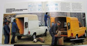 1980 Talbot Simca 1100 Bedrijfswagens Foreign Dealer Dutch Text Sales Brochure