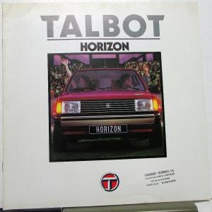 1980 Talbot Foreign Dealer & Text Sales Brochure Lot Of 8 Simca Horizon1510