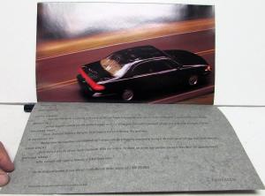 1995 Lincoln Continental New Model Introduction Personalized Mailer Brochure