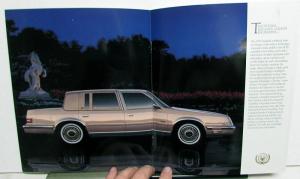 1991 Chrysler Imperial Dealer Prestige Sales Brochure