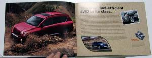 2010 Jeep Compass Dealer Sales Brochure Features Specifications