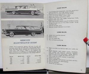 1957 Mercury Owners Manual Monterey Montclair Voyager Commuter Original