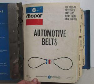 1978 Mopar Parts Book Chrysler Plymouth Dodge Charger Aspen R/T Super Coupe