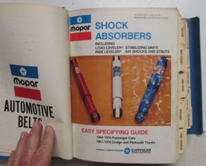 1978 Mopar Parts Book Chrysler Plymouth Dodge Charger Aspen R/T Super Coupe