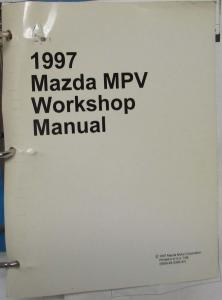 1997 Mazda MPV Van Service Shop Repair Manual