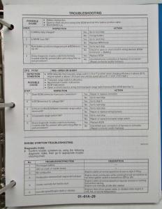 1997 Mazda MPV Van Service Shop Repair Manual