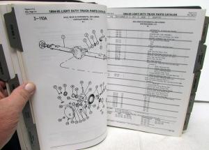 1994-1995 Dodge Light Duty Truck Dealer Parts Catalog Book Pickup Diesel Orig