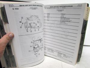 1994-1995 Dodge Light Duty Truck Dealer Parts Catalog Book Pickup Diesel Orig
