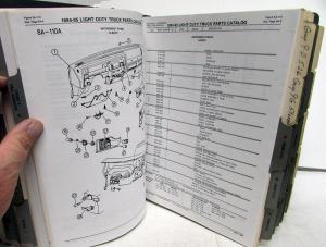 1994-1995 Dodge Light Duty Truck Dealer Parts Catalog Book Pickup Diesel Orig