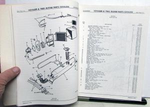 1974 1975 Plymouth Voyager Wagon Van & Trail Duster Dealer Parts Book