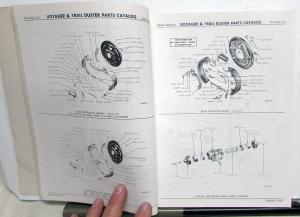 1974 1975 Plymouth Voyager Wagon Van & Trail Duster Dealer Parts Book