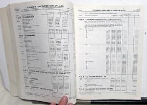 1974 1975 Plymouth Voyager Wagon Van & Trail Duster Dealer Parts Book