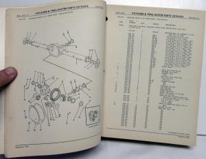 1978 1979 Plymouth Voyager Wagon Van & Trail Duster Dealer Parts Book