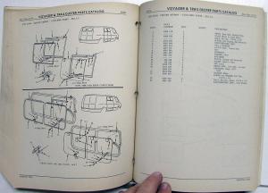 1978 1979 Plymouth Voyager Wagon Van & Trail Duster Dealer Parts Book